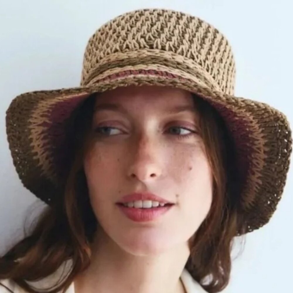 Zara Woven Bucket Hat